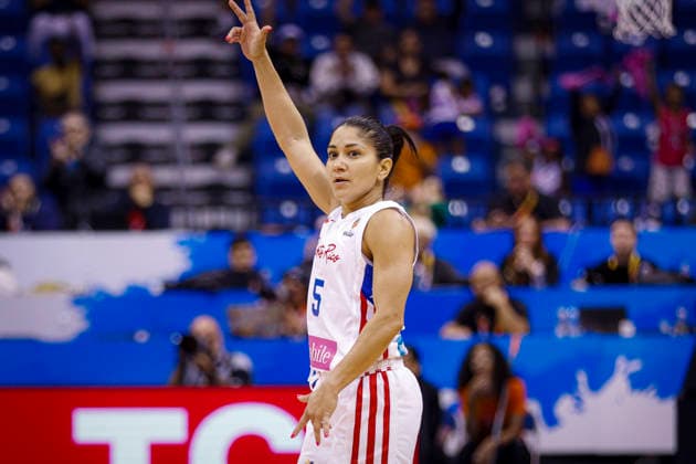 2026 World Cup Qualifying Tournament - Puerto Rico V New Zealand Pamela Rosado 5 of Puerto Rico celebrates during the game at the 2026 FIBA World Cup Qualifying Tournament between Puerto Rico and New Zealand in San Juan, Puerto Rico, on March 17, 2026, at Coliseo Jose Miguel Agrelot. San Juan Puerto Rico  Copyright: xEdgardoxMedinax originalFilename:medinamillan-notitle260317_npeV5.jpg
