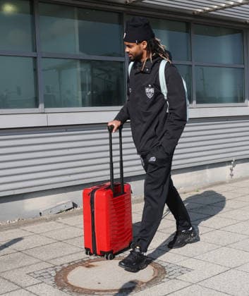 Football, EL, departure VfB Stuttgart to Porto