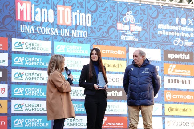 The trophy during the men s elite one-day Milano-Torino cycling race from Rho to Superga, Italy, Wednesday, March 18, 2026. - Cycling.  Copyright: xMassimoxPaolone LaPressex