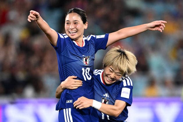 SOCCER ASIAN CUP WOMEN SOUTH KOREA JAPAN, Fuka Nagano of Japan (left) celebrates with Maika Hamano after setting up a goal during the AFC Women s Asian Cup Semi Final 2 between Korea Republic and Japan at Stadium Australia in Sydney, Wednesday, March 18, 2026. ( NO ARCHIVING, EDITORIAL USE ONLY SYDNEY NEW SOUTH WALES AUSTRALIA  Copyright: xDANxHIMBRECHTSx 20260318175241591916