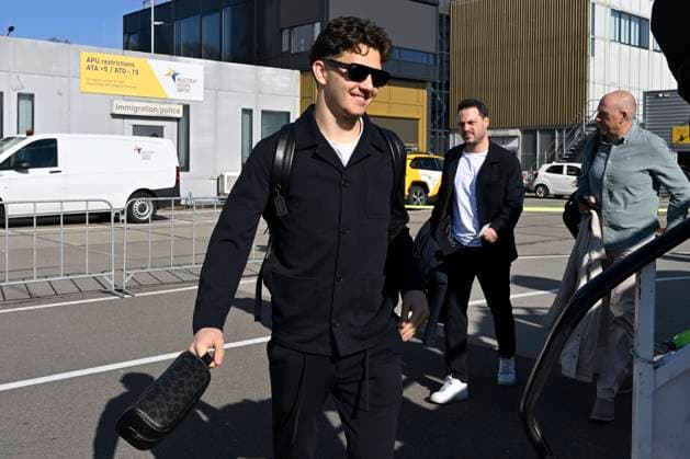 Football, EL, departure KRC Genk to Freiburg