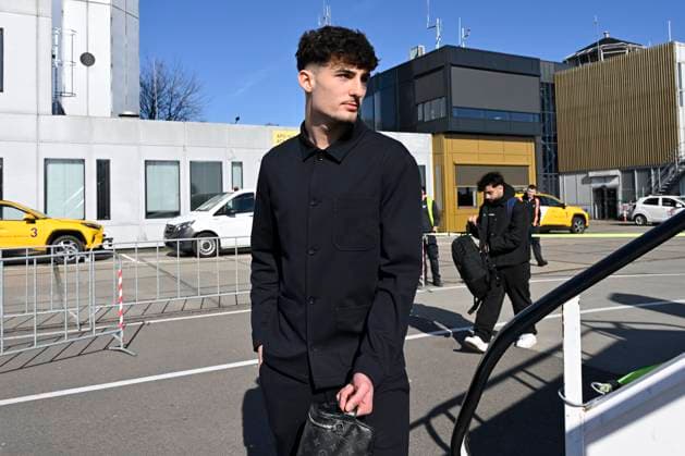 Freiburg v KRC Genk - UEFA Europa League Media Activities 18 03 2026 MAASTRICHT, BELGIUM - MARCH 18 : pictured at the Maastricht Aachen airport before departure for the UEFA Europa League 2025 26 round of 16 match second leg between Freiburg and KRC Genk on March 18, 2026 in Maastricht, Belgium, 18 03 2026 Maastricht Belgium  Copyright: xDhax