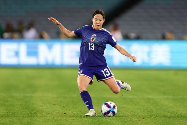 Hikaru Kitagawa of Japan passes the ball during the AFC Womens Asian Cup 2026 Semi Final match between Korea DPR Women and Japan Women at Stadium Australia, Sydney, Australia on 18 March 2026. Copyright: xPeterxDovganx 44680031