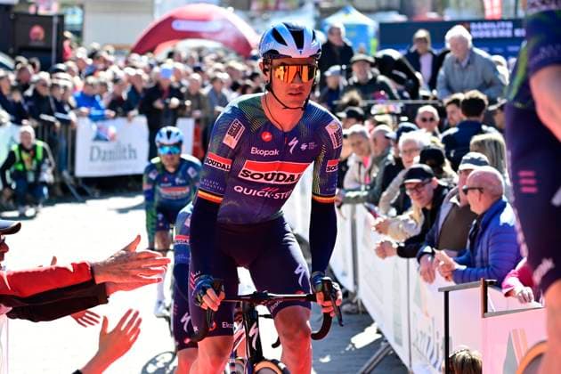 Danilith Nokere Koerse 2026 Cycling Race NOKERE, BELGIUM - MARCH 18 : Lampaert Yves (BEL) of Soudal Quick-Step during the 79th edition of Danilith Nokere Koerse an UCI ProSeries 1.Pro one day cycling road race for Men Elite of km with start in Deinze and finish in Nokere on March 18, 2026 in Nokere, Belgium, 18 03 2026 ( Motordriver Danilith Nokere Koerse Cycling Race - Nokere Belgium  Copyright: xJanxDexMeuleneirx