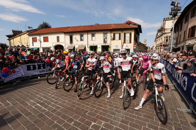 Start the race during the men s elite one-day Milano-Torino cycling race from Rho to Superga, Italy, Wednesday, March 18, 2026. - Cycling.  Copyright: xMassimoxPaolone LaPressex