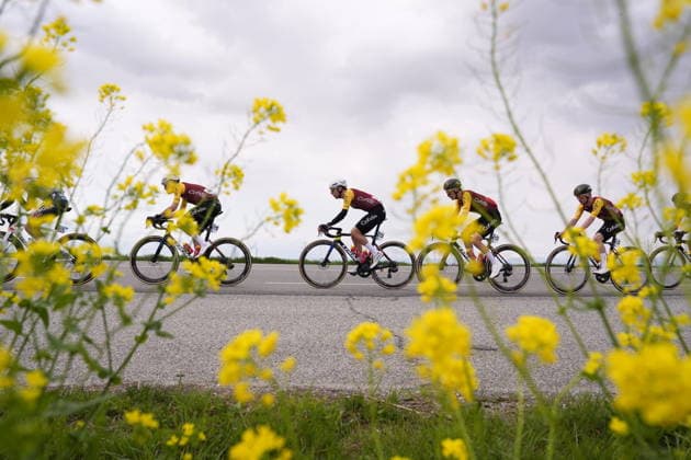 The race during the men s elite one-day Milano-Torino cycling race from Rho to Superga, Italy, Wednesday, March 18, 2026. - Cycling.  Copyright: xFabioxFerrari LaPressex