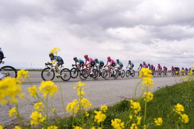 The race during the men s elite one-day Milano-Torino cycling race from Rho to Superga, Italy, Wednesday, March 18, 2026. - Cycling.  Copyright: xFabioxFerrari LaPressex