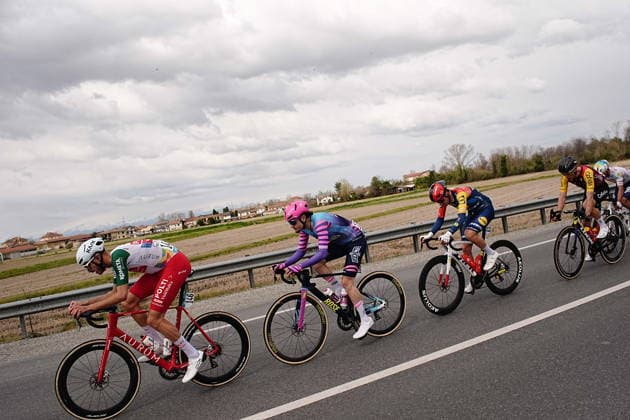 The race during the men s elite one-day Milano-Torino cycling race from Rho to Superga, Italy, Wednesday, March 18, 2026. - Cycling.  Copyright: xMarcoxAlpozzi LaPressex
