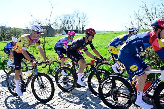 Danilith Nokere Koerse 2026 Cycling Race NOKERE, BELGIUM - MARCH 18 : Kolze Changizi Sebastian (DEN) of Tudor Pro Cycling Team during the 79th edition of Danilith Nokere Koerse an UCI ProSeries 1.Pro one day cycling road race for Men Elite of km with start in Deinze and finish in Nokere on March 18, 2026 in Nokere, Belgium, 18 03 2026 ( Motordriver Danilith Nokere Koerse Cycling Race - Nokere Belgium  Copyright: xJanxDexMeuleneirx