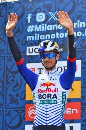 CICLISMO - Ciclismo Su Strada - Milano-Torino 2026 Giulio Pellizzari (ITA RED BULL-BORA-HANSGROHE) during Milano-Torino 2026, Street Cycling race in Torino, Italy, March 18 2026 Torino Italy  Copyright: xIPAxSport ABACAx