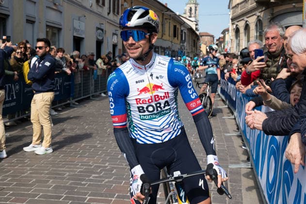 Primoz Roglic, team Red Bull-Bora-Hansgrohe, at the start of 150th Milano-Torino from Rho, on 18th march 2026  Copyright: xSilviaxColombo IPAxSportx xipa-agency.netx xx IPA_73080020 IPA_Agency_IPA73080020