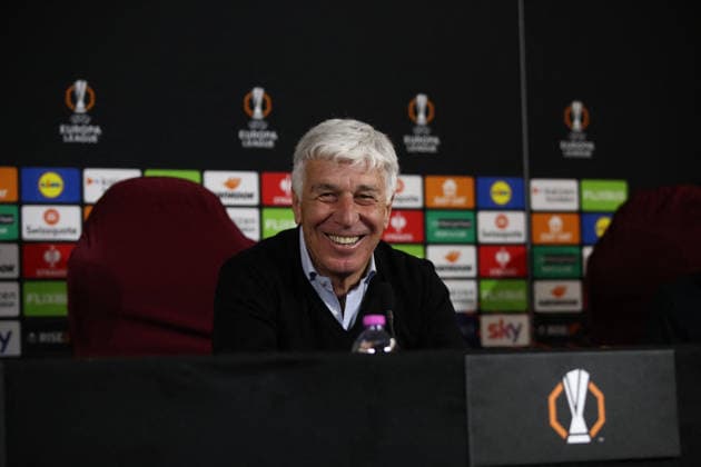 Football, EL, AS Roma, training and press conference