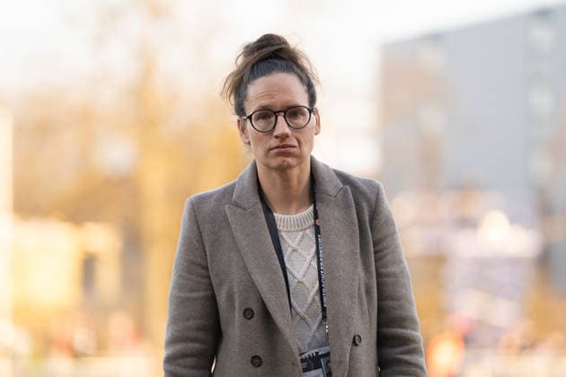 18 03 2026, xhfmx, Soccer Google Pixel Women Bundesliga, Eintracht Frankfurt TSG Hoffenheim Babett Peter DFL DFB REGULATIONS PROHIBIT ANY USE OF PHOTOGRAPHS as IMAGE SEQUENCES and or QUASI VIDEO Frankfurt am Main