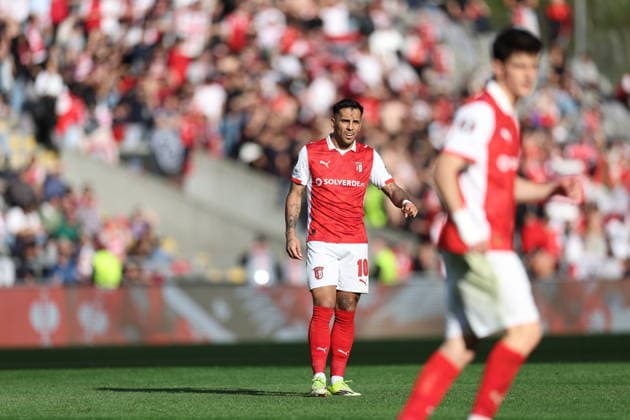 March 18, 2026, Braga, Braga, Portugal: Braga, Portugal - March 18, 2026 - Rodrigo Zalazar of Sc Braga in action during the UEFA Europa League match between SC Braga and Ferencvaros at Estadio Municipal de Braga Braga Portugal - ZUMAe141 20260318_zsp_e141_043 Copyright: xLuisxEirasx