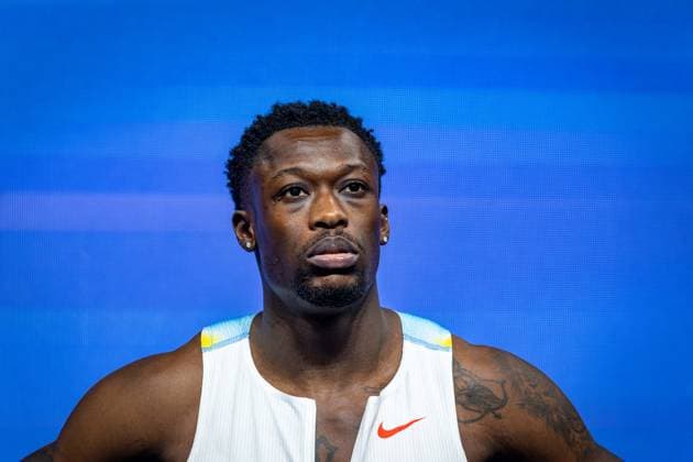 Leichtathletik Berlin 06.03.2026 ISTAF Indoor Berlin 60m Sprint Owen Ansah *** Athletics Berlin 06 03 2026 ISTAF Indoor Berlin 60m Sprint Owen Ansah