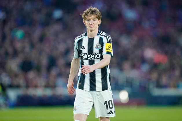 ESP: FC Barcelona, Barca - Newcastle. UEFA Champions League. Round of 8, second leg. Anthony Gordon of Newcastle United during the UEFA Champions League match, match day Round of 8, second leg, between FC Barcelona and Newcastle, Spotify Camp Nou Stadium on March 18, 2026 in Barcelona, Spain. kpng Copyright: xSergioxRuizx xImagox PS_260318_BAR_NEW_002