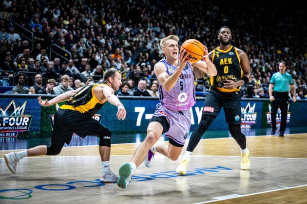 Basketball Berlin 18 03 2026 FIBA Champions League Round Of 16 Alba Berlin AEK Athens Sam Griesel Alba Berlin, No 05