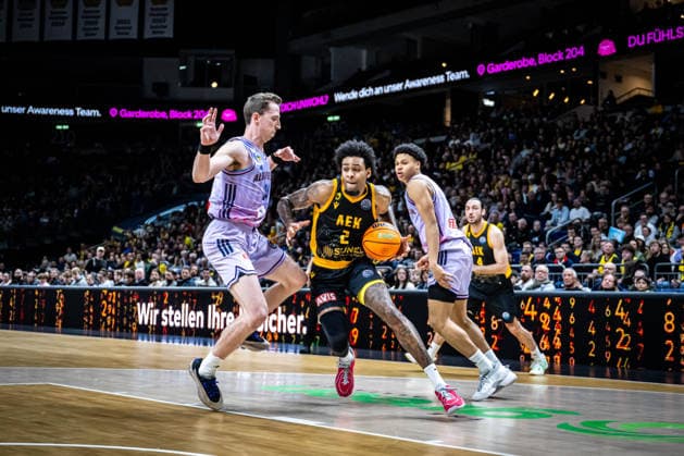 Basketball Berlin 18 03 2026 FIBA Champions League Round Of 16 Alba Berlin AEK Athens Greg Brown III AEK Athens, No 02
