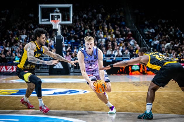 Basketball Berlin 18 03 2026 FIBA Champions League Round Of 16 Alba Berlin AEK Athens Sam Griesel Alba Berlin, No 05