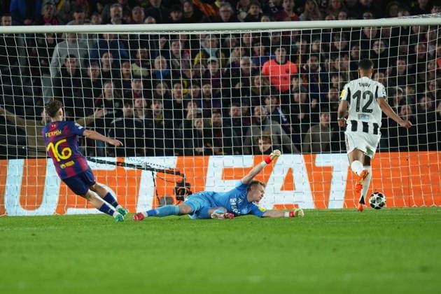 UEFA Champions League match, round of 16, second leg, between FC Barcelona, Barca and Newcastle FC plaYed at Spotify Camp Nou Stadium on March 18, 2026 in Barcelona, Spain. (Photo by Bagu Blanco PRESSIN).. Copyright: xBaguxBlancox xPRESSINx