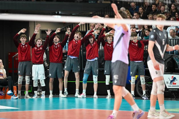 18 03 2026, xdobgx, Volleyball Volleyball Bundesliga VBL, SVG Lüneburg VC Olympia Berlin v l Lüneburg