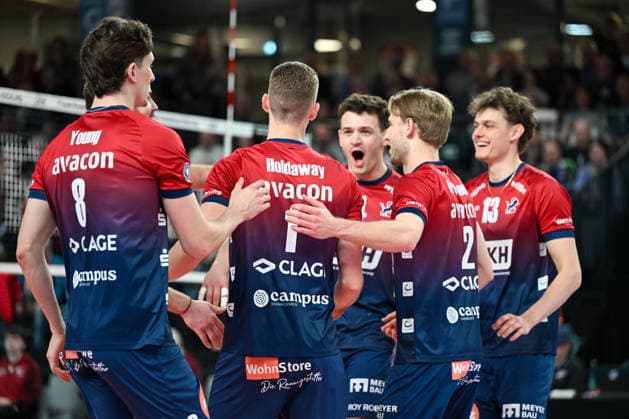 18 03 2026, xdobgx, Volleyball Volleyball Bundesliga VBL, SVG Lüneburg VC Olympia Berlin v l Lüneburg