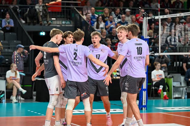 18 03 2026, xdobgx, Volleyball Volleyball Bundesliga VBL, SVG Lüneburg VC Olympia Berlin v l Lüneburg
