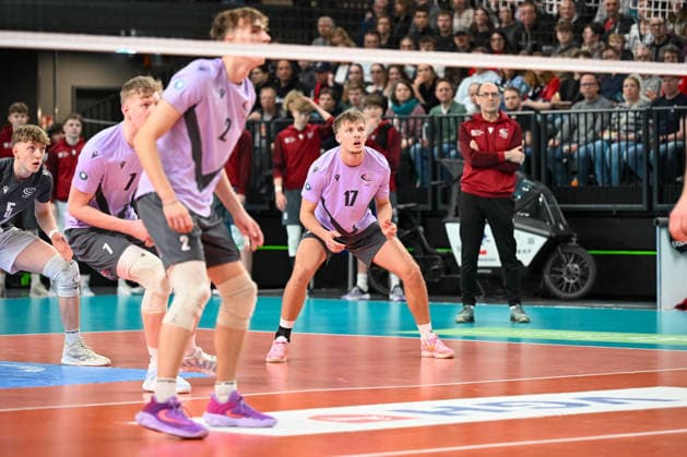 18 03 2026, xdobgx, Volleyball Volleyball Bundesliga VBL, SVG Lüneburg VC Olympia Berlin v l Lüneburg