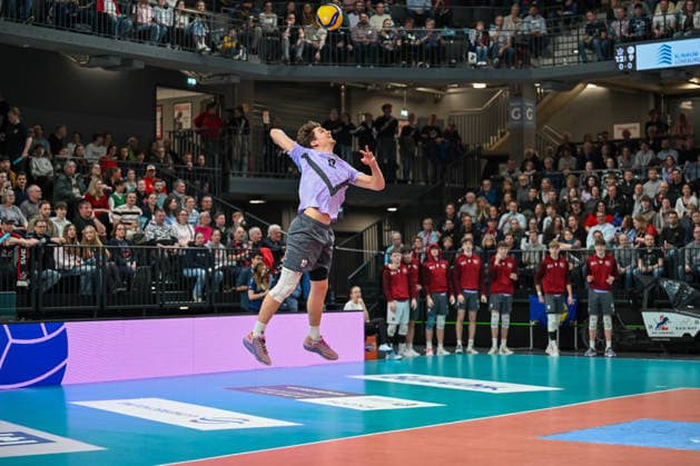 18 03 2026, xdobgx, Volleyball Volleyball Bundesliga VBL, SVG Lüneburg VC Olympia Berlin v l Lüneburg