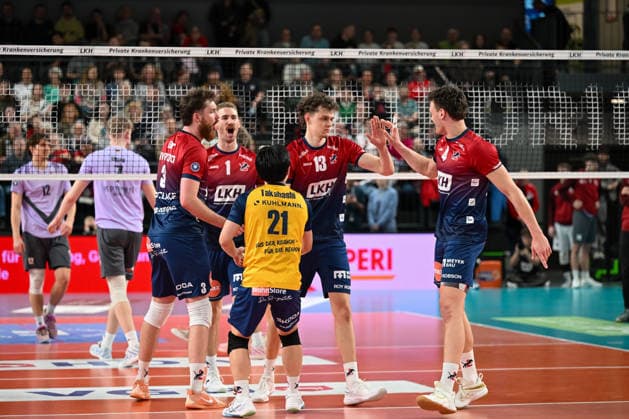 18 03 2026, xdobgx, Volleyball Volleyball Bundesliga VBL, SVG Lüneburg VC Olympia Berlin v l Lüneburg