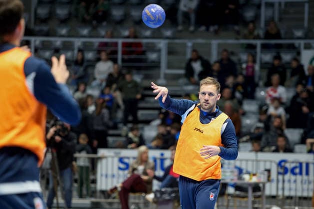 Croatia National Handball Team: training session Luka Cindric of Croatia during training session at The Kresimir Cosic Hall in Zadar, Croatia on March 18, 2026. ahead of internationl friendly match between Croatia and Switzerland.  SimexZelic PIXSELL