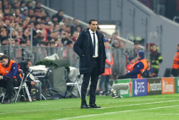 Raffaele Palladino Atalanta Bergamo, Head Coach , GER, FC Bayern Muenchen vs Atalanta Bergamo, Football, UEFA Champions League, Round of 16, Second leg, 2025 2026 season, 18 03 2026, GER, FC Bayern Muenchen vs Atalanta Bergamo, Football, UEFA Champions League, Round of 16, Second leg, 2025 2026 season, 18 03 2026 Muenchen Copyright: xEibner-Pressefoto JennixMaulx EP_JML