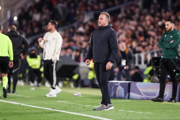 March 18, 2026, Barcelona, Barcelona, SPAIN: Hansi Flick, head coach of FC Barcelona, Barca gestures during the UEFA Champions League 2025 26 Round of 16 Second Leg, football match played between FC Barcelona and Newcastle United at Spotify Camp Nou stadium on March 18, 2026 in Barcelona, Spain. FC Barcelona V Newcastle United - UEFA Champions League 2025 26 Round Of 16 Second Leg  - ZUMAa181 20260318_zaa_a181_138 Copyright: xJavierxBorregox