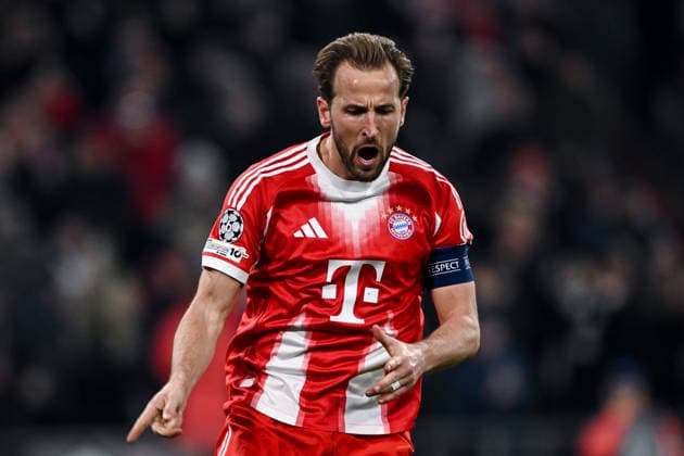 Mg Monaco di Baviera (Germania) 18 03 2026 - Champions League Bayern Monaco-Atalanta foto Matteo Gribaudi Image nella foto: esultanza gol Harry Kane 