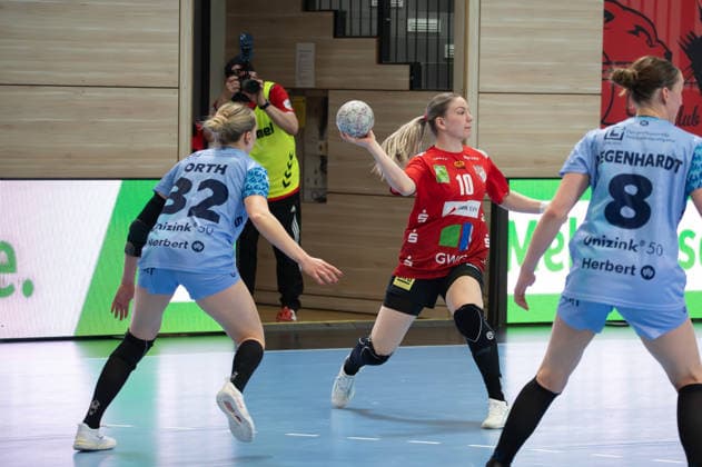 Viktoria Marksteiner Wildcats Halle Neustadt, 10 GER, SV Union Halle Neustadt vs HSG Bensheim Auerbach, Handball, Women, 1 Bundesliga, 20 Matchday, Season 2025 2026, 18 03 2026 GER, SV Union Halle Neustadt vs HSG Bensheim Auerbach, Handball, Women, 1 Bundesliga, 20 Matchday, Season 2025 2026, 18 03 2026 Halle Copyright: xEibner-Pressefoto HannesxKabelx EP_HKL