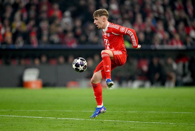 FOOTBALL CHAMPIONS LEAGUE SEASON 2025 2026 Round of 16 second leg 18 03 2026 FC Bayern Muenchen Atalanta Bergamo Lennart Karl FC Bayern Muenchen