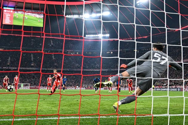 Mg Monaco di Baviera (Germania) 18 03 2026 - Champions League Bayern Monaco-Atalanta foto Matteo Gribaudi Image nella foto: gol Harry Kane 