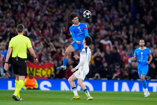 March 18, 2026, London, London, England: Johnny Cardoso of Atletico de Madrid in action during the UEFA Champions League 2025 26 Round of 16 Second Leg match between Tottenham Hotspur and Atletico de Madrid at Tottenham Hotspur Stadium on March 18, 2026, in London, England. London England - ZUMAa181 20260318_zaa_a181_169 Copyright: xDennisxAgyemanx