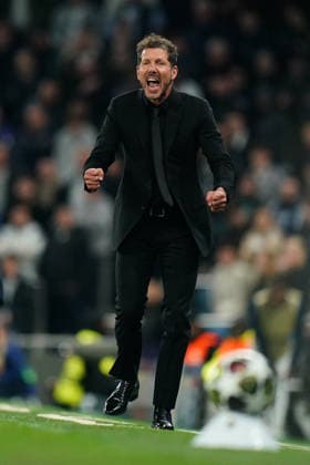 AtlÃ tico Madrid Diego Simeone during the UEFA Champions League round of 16 2nd leg match between Tottenham Hotspur and Atletico Madrid at Tottenham Hotspur Stadium, White Hart Lane, England on 18 March 2026.  Copyright: xCharliexCarterx PMI-7181-0010