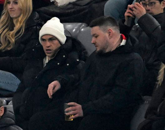 18 03 2026, Football UEFA Championsleague 2025 2026 Round of 16 second leg, FC Bayern Munich Atalanta Bergamo, at Allianz Arena Munich, Joshua Kimmich FC Bayern Munich as spectator DFL and DFB regulations prohibit any use of photographs as image sequences and or quasi video