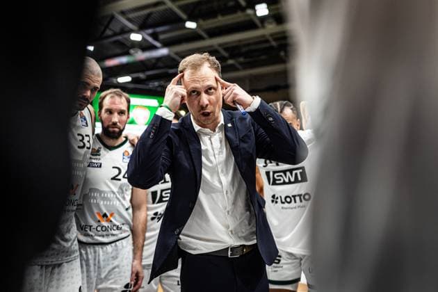Jacques Schneider Gladiators Trier , Vet Concept Gladiators Trier vs Veolia Towers Hamburg, Basketball, easyCredit BBL, 25 Matchday, Season 2025 2026, 18 03 2026 Vet Concept Gladiators Trier vs Veolia Towers Hamburg, Basketball, easyCredit BBL, 25 Matchday, Season 2025 2026, 18 03 2026 Copyright: xEibner-Pressefoto AlexanderxNeisx EP_ANS