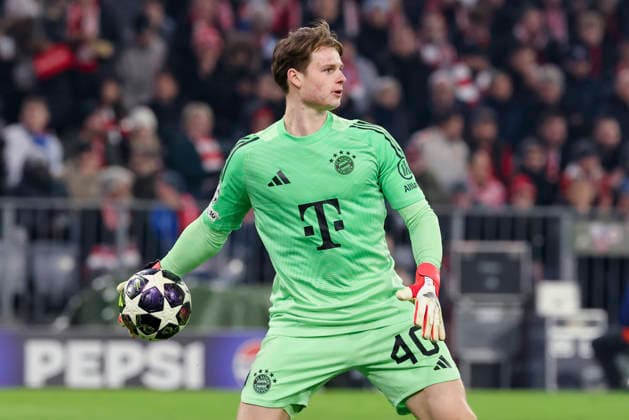 Goalkeeper Jonas Urbig FC Bayern Muenchen controls the ball, UEFA Champions League 2025 26 Round of 16 Second Leg, FC Bayern Muenchen v Atalanta BC, Football Arena Munich, March 18, 2026 in Munich, Germany Photo by Marco Steinbrenner DeFodi Images Goalkeeper Jonas Urbig FC Bayern Muenchen controls the ball, UEFA Champions League 2025 26 Round of 16 Second Leg, FC Bayern Muenchen v Atalanta BC, Football Arena Munich, March 18, 2026 in Munich, Germany Photo by Marco Steinbrenner DeFodi Images
