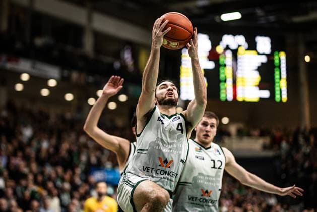 Clayton Guillozet Gladiators Trier , Vet Concept Gladiators Trier vs Veolia Towers Hamburg, Basketball, easyCredit BBL, 25 Matchday, Season 2025 2026, 18 03 2026 Vet Concept Gladiators Trier vs Veolia Towers Hamburg, Basketball, easyCredit BBL, 25 Matchday, Season 2025 2026, 18 03 2026 Copyright: xEibner-Pressefoto AlexanderxNeisx EP_ANS