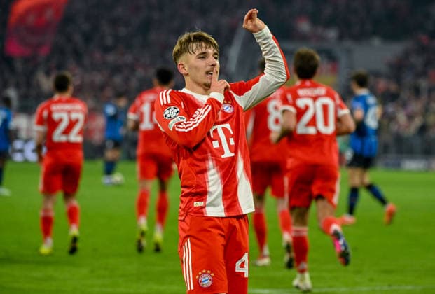 18 03 2026, xemx, Football UEFA Champions League, FC Bayern Muenchen Atalanta Bergamo v l DFL DFB REGULATIONS PROHIBIT ANY USE OF PHOTOGRAPHS as IMAGE SEQUENCES and or QUASI VIDEO Muenchen