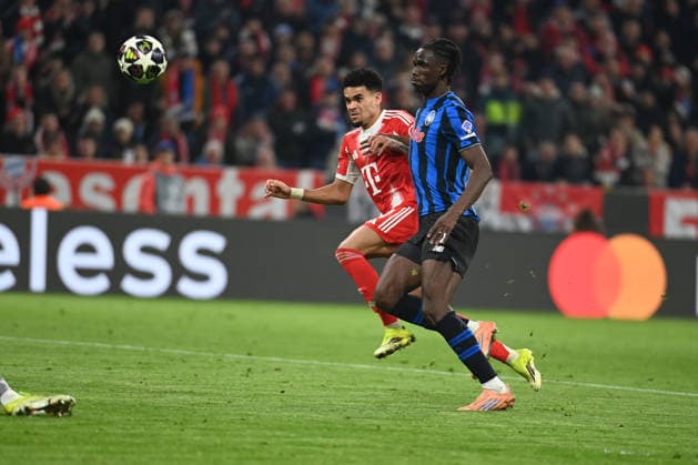 Luis Diaz (Fc Bayern Munchen) scoaring a goal during FC Bayern Munchen vs Atalanta BC, UEFA Champions League football match in Munchen, Germany, March 18 2026  Copyright: xGianlucaxRicci IPAxSportx xipa-agency.netx xx IPA_73097794 IPA_Agency_IPA73097794