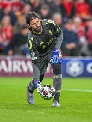Liverpool v Galatasaray UEFA Champions League Alisson Becker of Liverpool during the UEFA Champions League Round of 16 Second Leg match at Anfield, Liverpool 18 03 2026 UK Newspapers OUT Copyright: xKarlxVallantinex FIL-23149-0084
