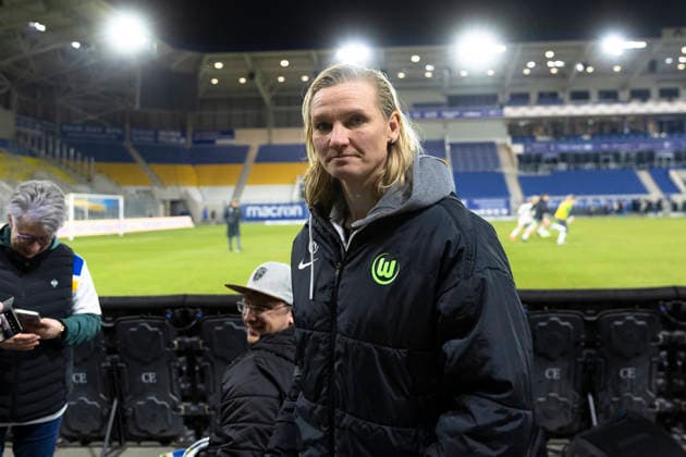 Google Pixel Womens Bundesliga FC Carl Zeiss Jena vs VfL Wolfsburg Jena 18 03 2026 Alexandra Popp 11 VfL Wolfsburg Google Pixel Womens Bundesliga FC Carl Zeiss Jena vs VfL Wolfsburg ad hoc arena im Ernst Abbe Sportfeld 18 03 2026 DFB REGULATIONS PROHIBIT ANY USE OF PHOTOGRAPHS AS IMAGE SEQUENCES AND OR QUASI VIDEO Copyright: xBEAUTIFULxSPORTS Duehringx