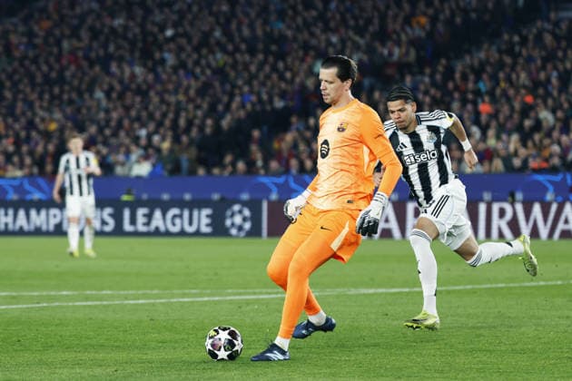 Wojciech Szczesny (Barcelona), MARCH 18, 2026 - Football Soccer : UEFA Champions League round of 16 2nd leg match between FC Barcelona, Barca 7-2 Newcastle United FC at Spotify Camp Nou in Barcelona, Spain. Noxthirdxpartyxsales  aflo_324027026