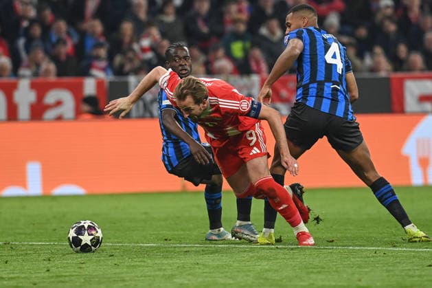 Harry Kane (Fc Bayern Munchen) action goal during FC Bayern Munchen vs Atalanta BC, UEFA Champions League football match in Munchen, Germany, March 18 2026  Copyright: xGianlucaxRicci IPAxSportx xipa-agency.netx xx IPA_73097656 IPA_Agency_IPA73097656