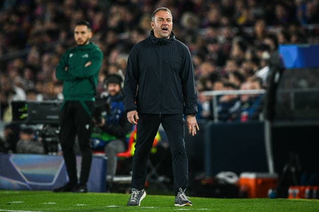 March 18, 2026, Barcelona, Barcelona, Spain: Hansi FLICK of Barcelona during the UEFA Champions League match between FC Barcelona, Barca and Newcastle United FC at Spotify Camp Nou Stadium on March 18, 2026 in Barcelona, Spain. Barcelona Spain - ZUMAm308 20260318_zsp_m308_008 Copyright: xMatthieuxMirvillex